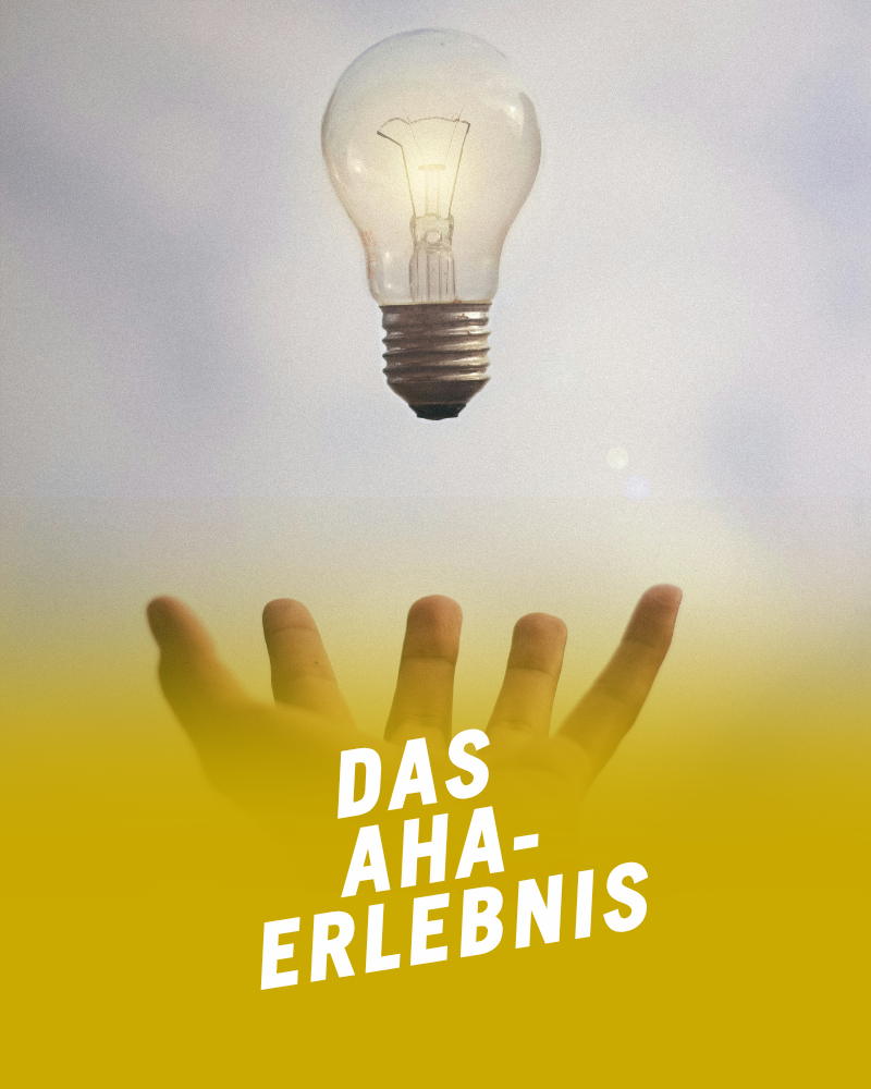 Das Aha Erlebnis